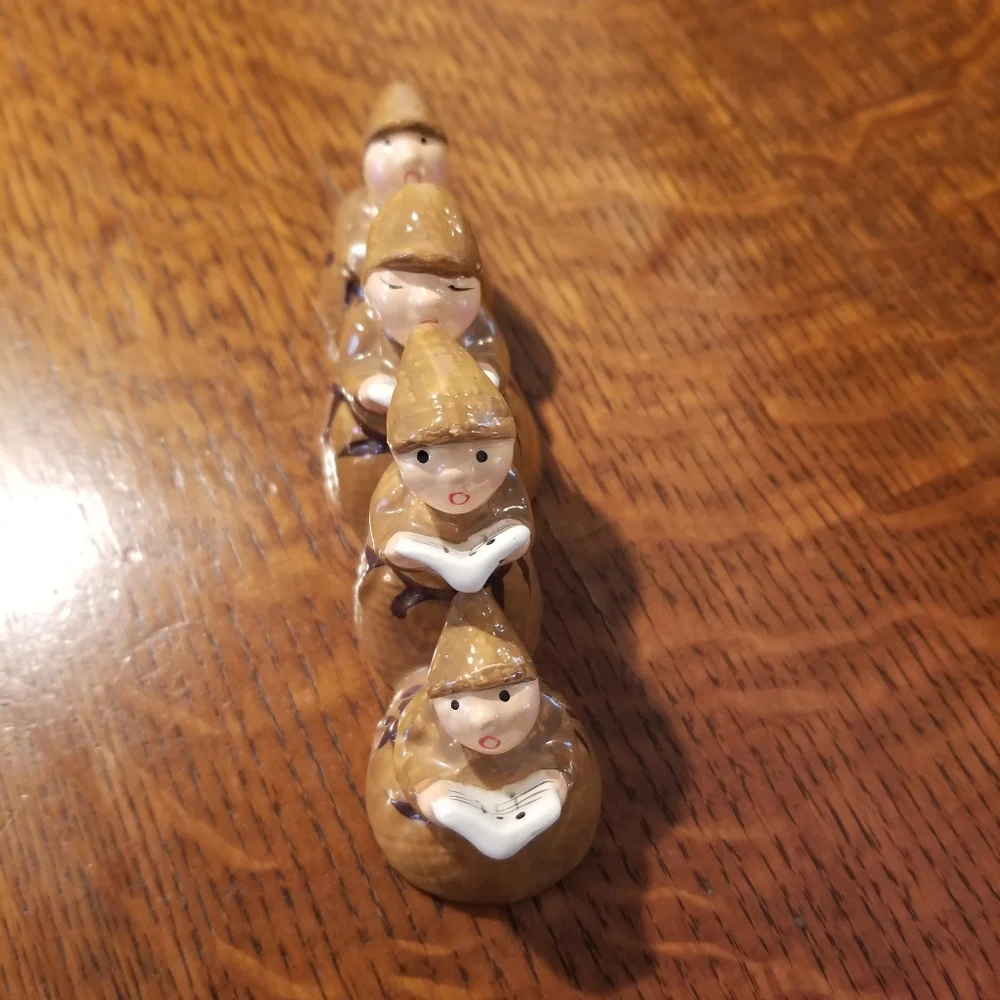 2/$14 Department 56 Snow Village Monks-A-Caroling